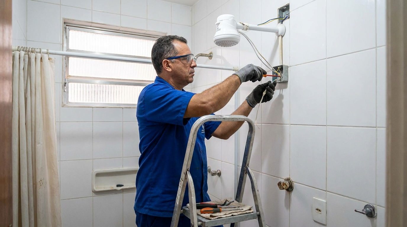 Instalacao de chuveiro eletrico em Jaboatão dos Guararapes‑PE